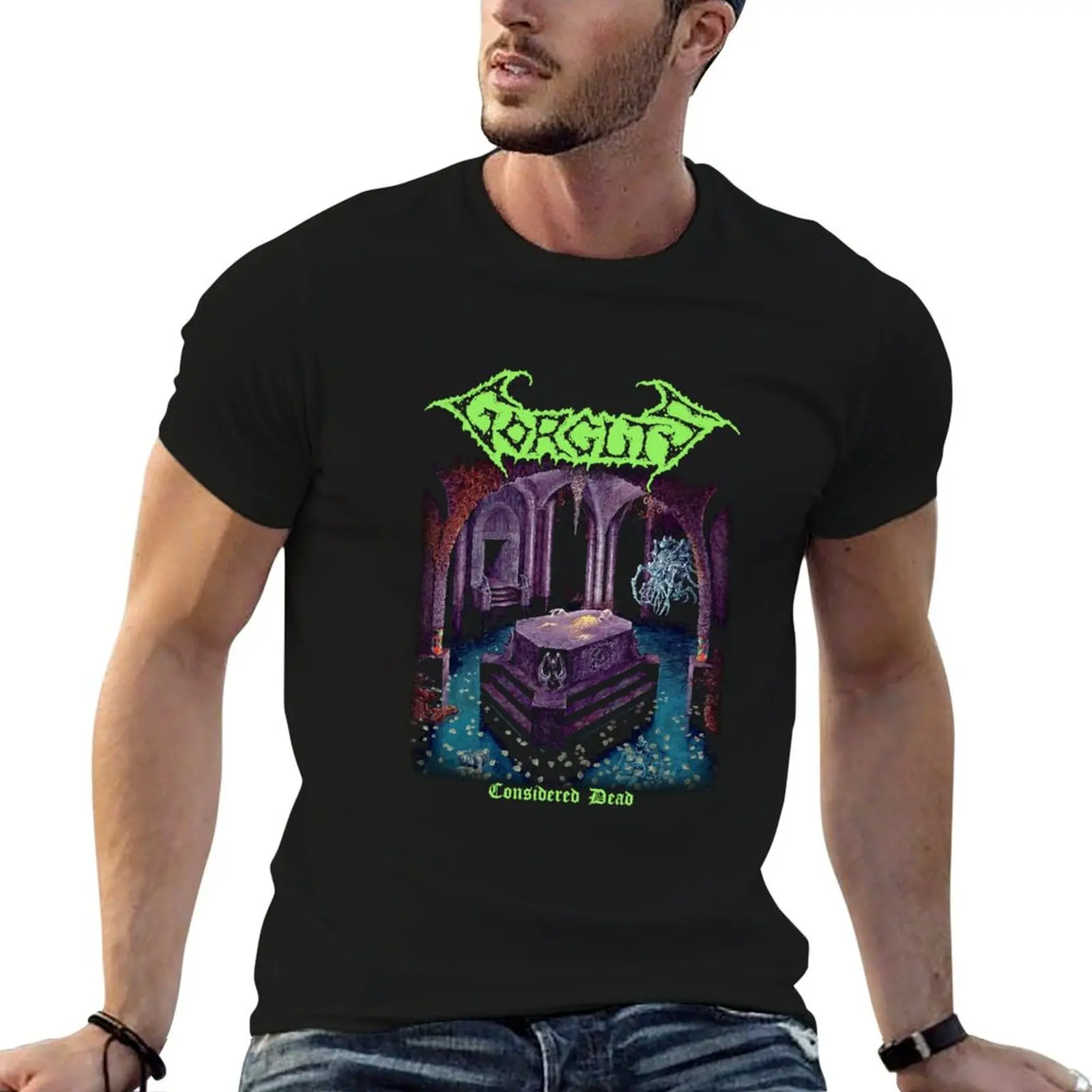 Gorguts - Considered Dead Death Metal T-Shirt Classic Crew Neck Cotton T-Shirt