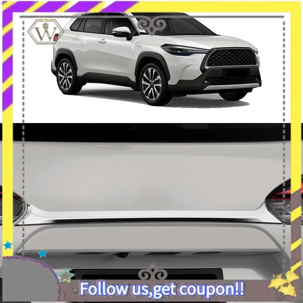 

ABXV-For Toyota Corolla Cross 2020 Car Tail Cover Rear Trunk Lid Molding Cover Trim