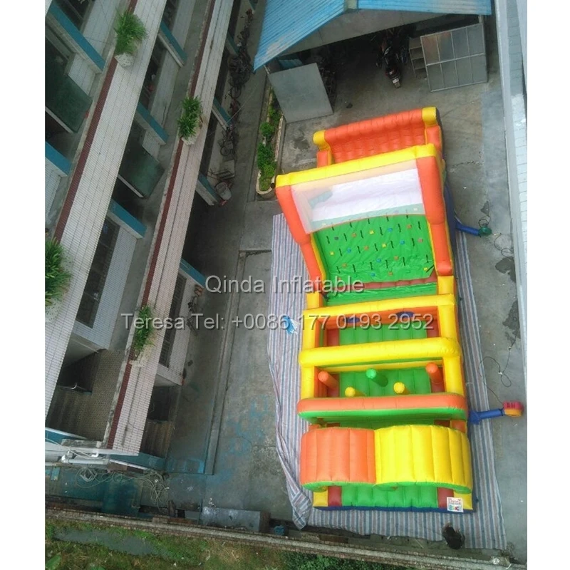 10M ปราสาทกระโดดยาว Inflatable ฝ่าอุปสรรคจัมเปอร์ Bounce House สไลด์ Trampoline เกมสําหรับเด็กและผู้ใหญ่