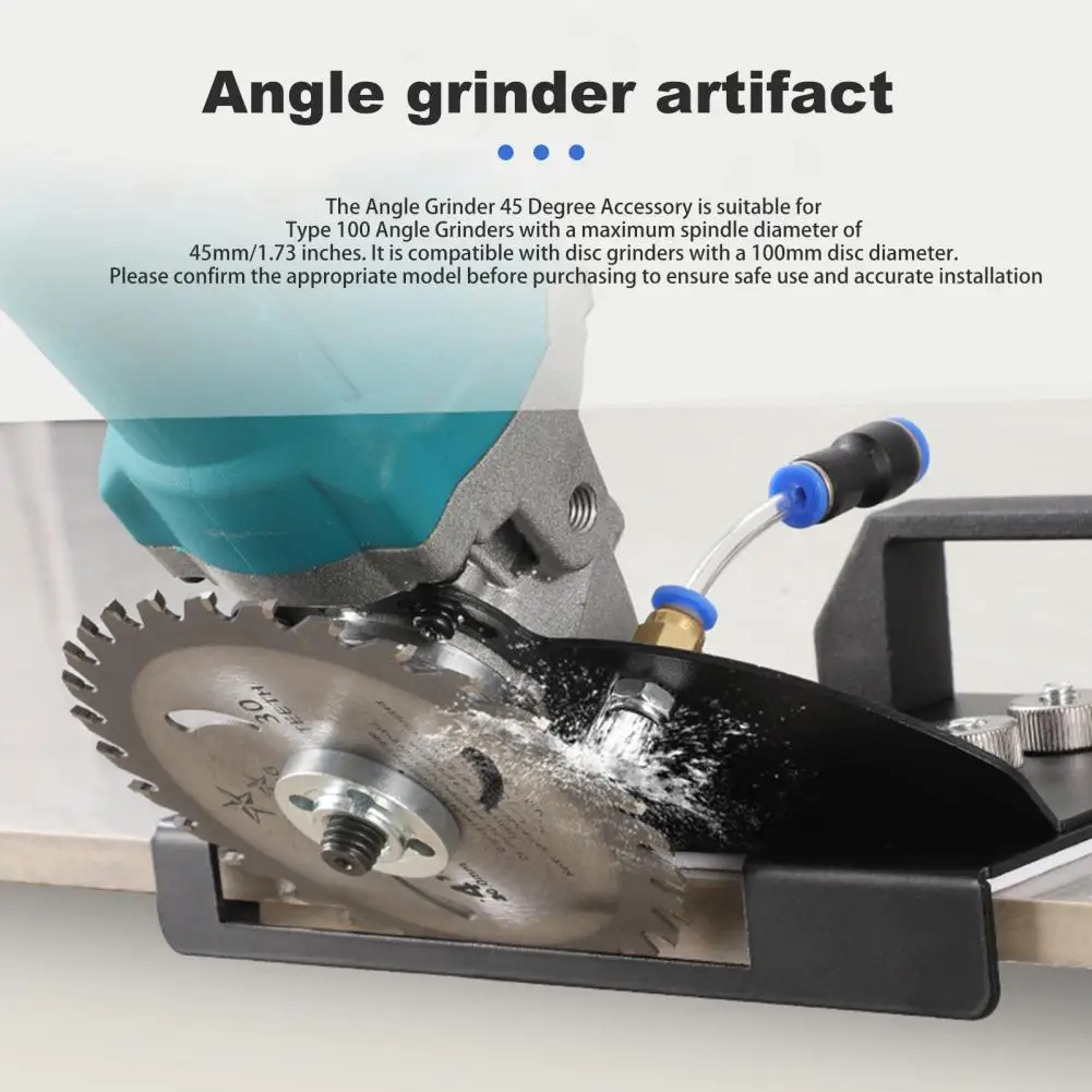 

Angle Cutter Stand Angle Grinder Stand for 100 Type Angle Grinder High Stability Corrosion Resistant Chamfer Cutting Tool