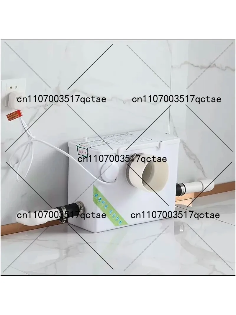500W Sanitary Pulverizer Pump Automatic Crushed Bathtub Toilet Sink Electric Sewage Lifter for Septic Tank