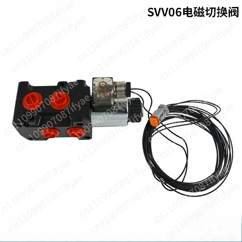SVV06 solenoid diverter valve hydraulic multiple directional control 24v 12v