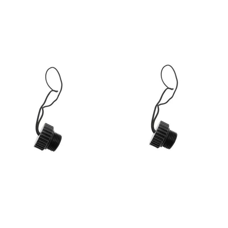 HOES-2X Scuba Diving DIN Tank Valve Threaded Cover 5/8-14NPS Dust Cap Dust Plug Protector Tank Regulator Protection Cover