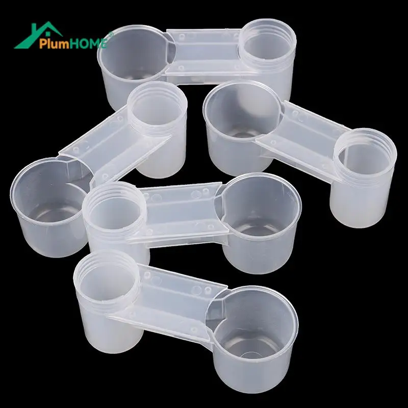 Plastic 5Pcs/lot Bird Feeder Clear Water Bottle Drinker Cup for Pigeon Bird Accessories  кормушка для перепелов  bebedero aves