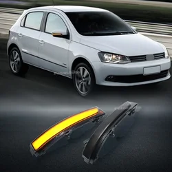 For Volkswagen Focus GOL G5 G6 G7 Polo Golf MK 4.5 Wind Passat CrossFox SpaceFox Rear View Mirror LED Dynamic Turn Signal