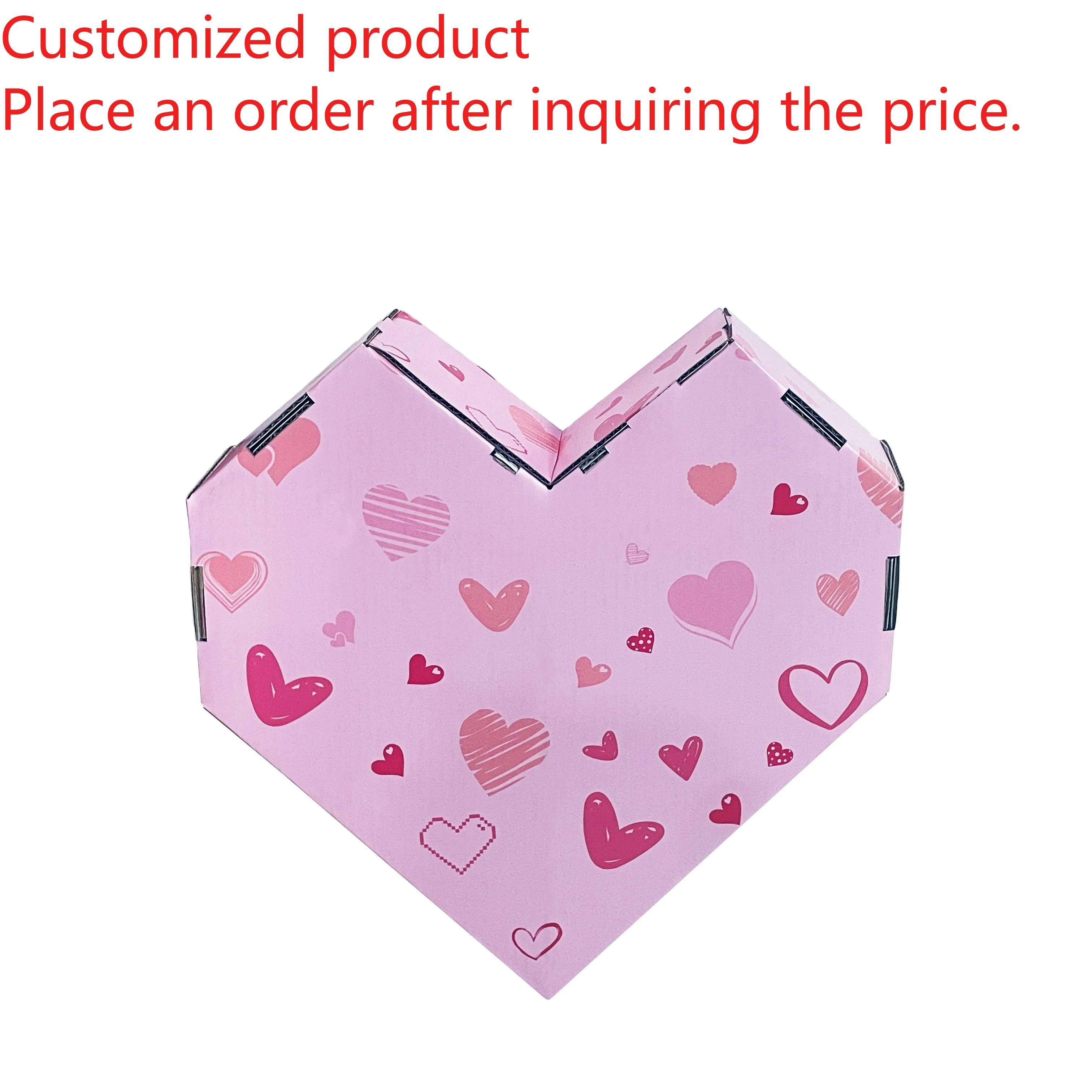 

Supplier Custom Advent Calendar Box for Packaging Cookie Chocolate Empty Valentines Day Gift Box