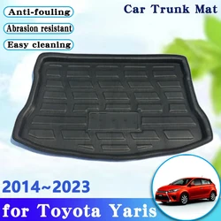 Car Trunk Storage Pad for Toyota Yaris L XP150 Accessories 2014 2015~2023 Hatchback Rear Boot Cargo Trunk Waterproof Slip Mats
