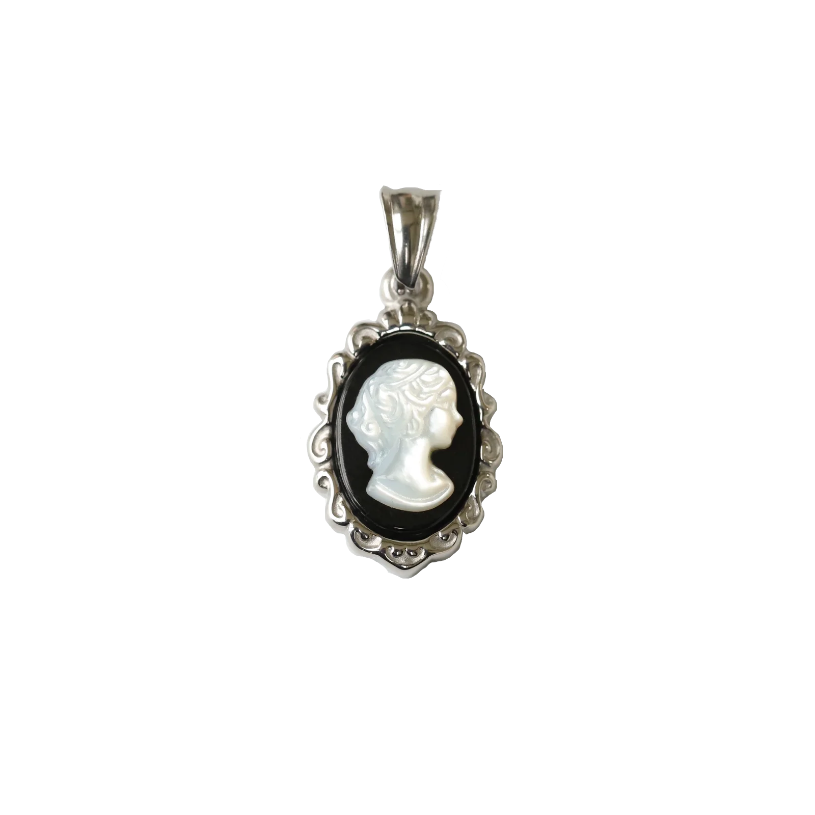 

Подвеска-шарм из титановой стали с золотым покрытием и черным агатом в виде портрета фритиллярии для изготовления ювелирных изделий, аксессуары для браслетов своими руками