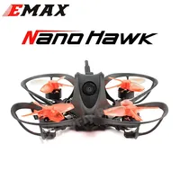 EMAX Nanohawk 65mm 1S Whoop FPV Racing Drone BNF W/ F4 Flight Control FrSky D8 Runcam Nano3 Camera 25mw VTX TH0802 II 19000KV