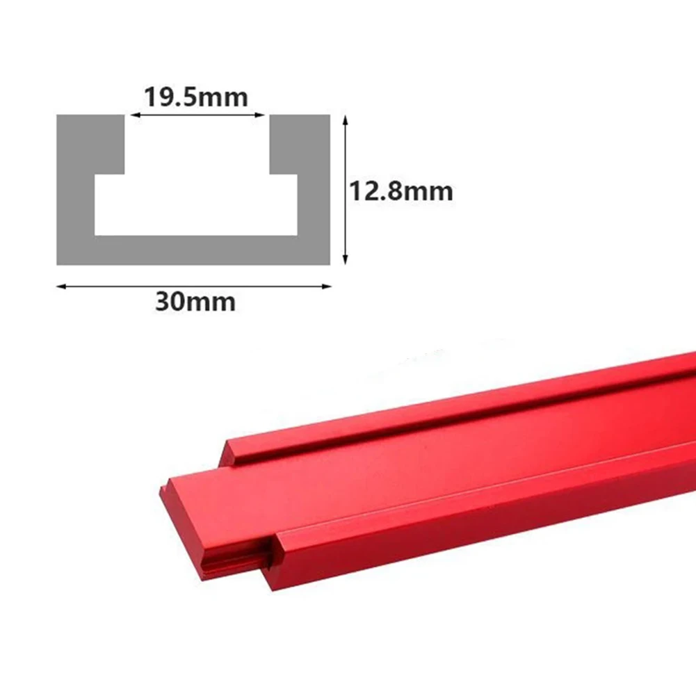 

2Pcs T-Bar T-track Slider For DIY Woodworking Table, Table Saw, Table Drill, Miter Saw, Milling Table 100/200/300/450mm