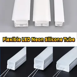 Flexible LED Neon Silicone Tube Recessed Outdoor Rope Diffuser Channel WS2815 WS2812B Waterproof Decor Ribbon Led Strip Lights