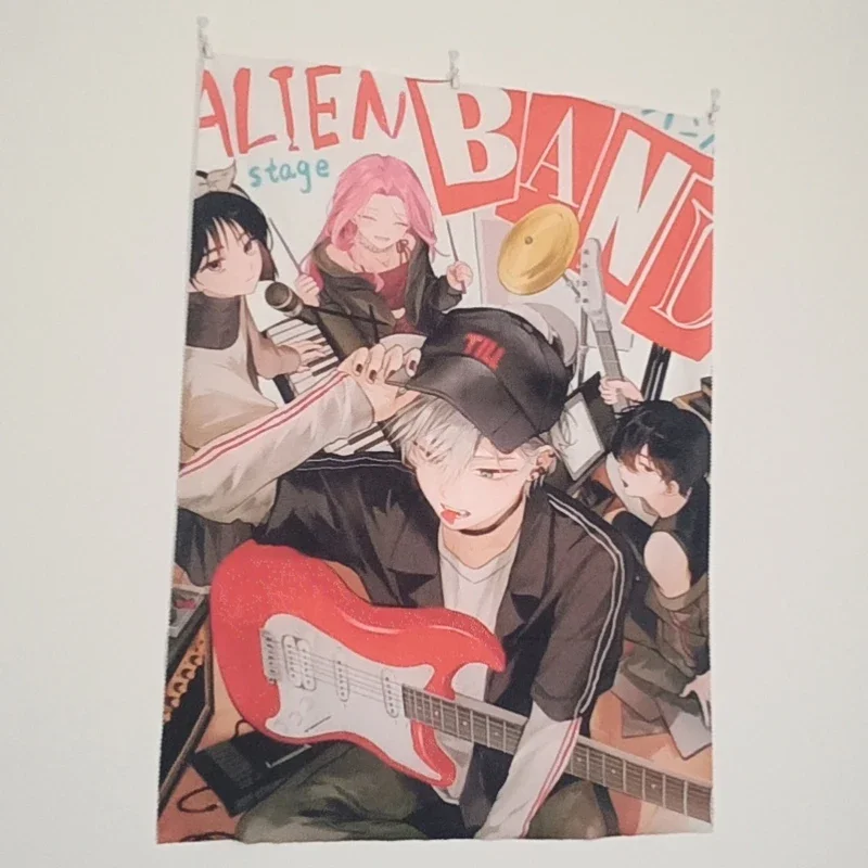 TV Alien Stage Hanging Posters Mizi Sua Till Ivan Hyuna Luka Wall Paintings Peripheral The Doorway Decoration Room Decor Mural