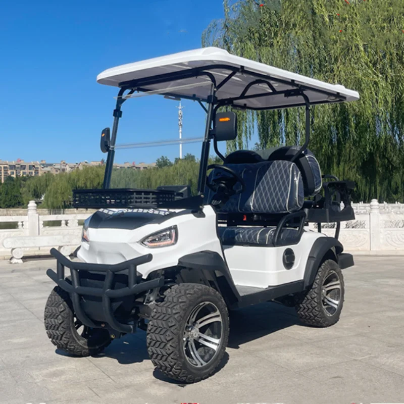 High Quality Imported Practical 4 Persons 48V 72v Lithium Battery Low Speed Four Wheels Electric Golf Cart 2 4 Seats For Sale