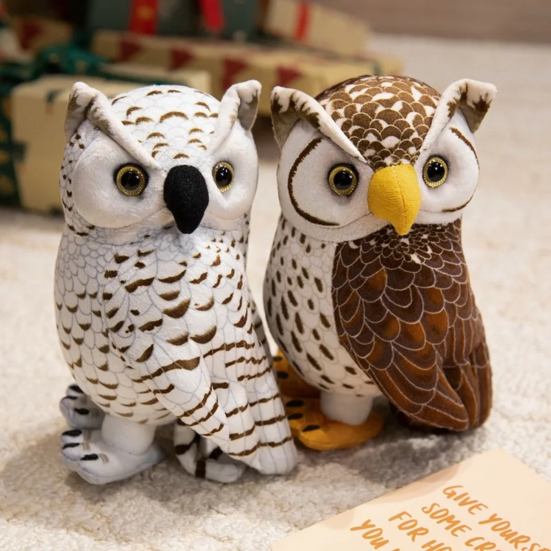 

Cute Owl Plush Toy for Kids Soft Stuffed Animal Bird Gift for Children Birthday