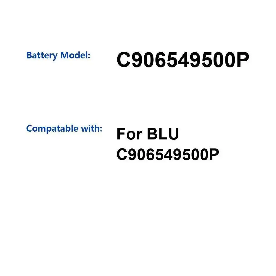 

Reliable Power Good Low-Temperature Performance For Blu C906549500P 4960Mah Mobile Phone Battery