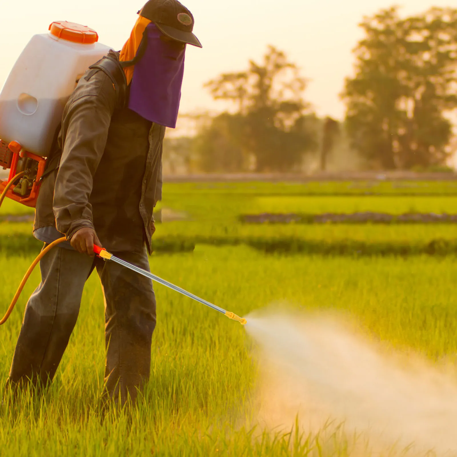 

6 Pcs Stainless Steel Spray Sprayer Rods Weed Extension Machine Fruit Tree Parts Plastic