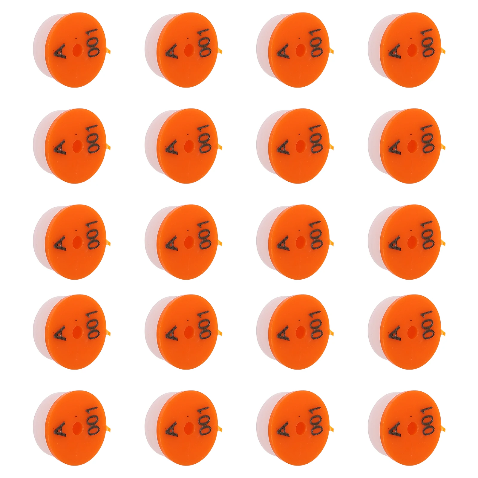 100Pcs Ear Tags for Rabbits Numbered 1-100 Animal Identification System Dogs Small Livestock Farm Use High Visibility Long Term