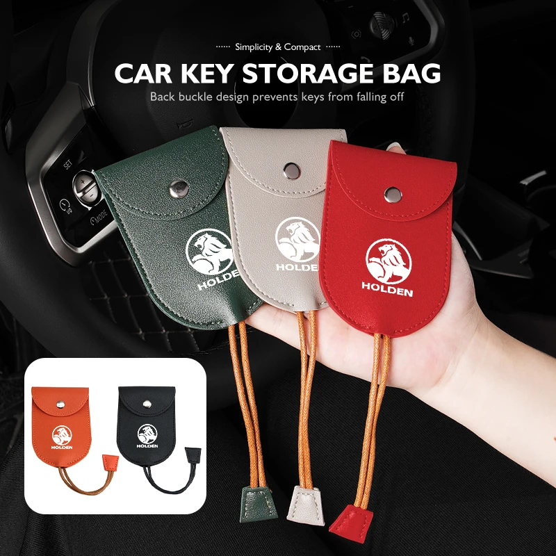 Car Key Case Leather Creative Pull Out Key Case Storage Bag For Holden HSV Commodore VT VX VU VY VZ VE
