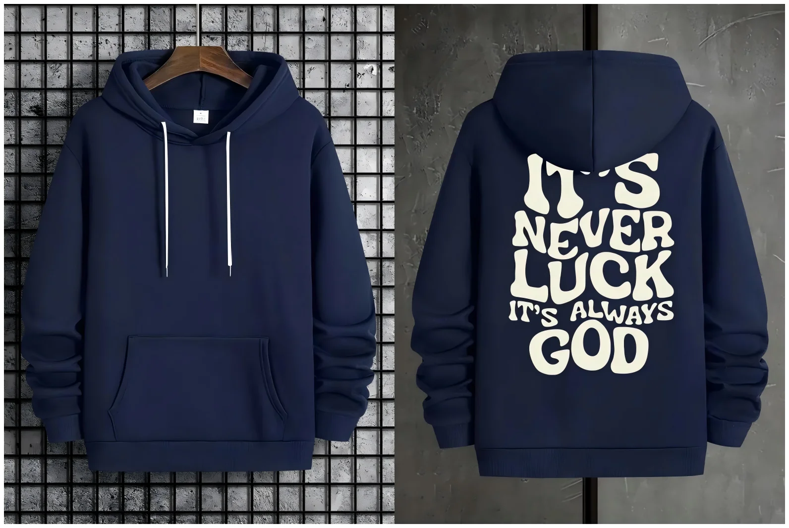 New Men's Autumn Large Letter Printed Micro Elastic Comfortable Hoodie Outdoor High Street Top