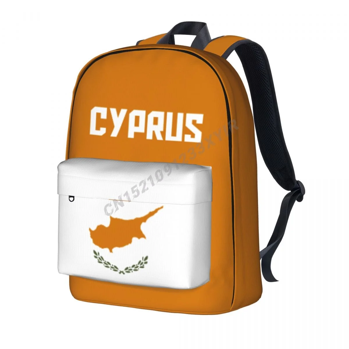 Unisex Backpack Cyprus Flag Cypriots Stitch Schoolbag Messenger Bag Case Laptop Travel Bag Mochila Gift