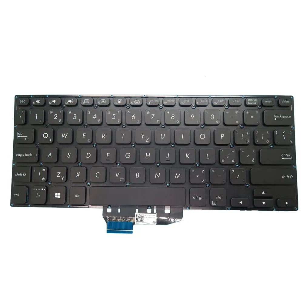 Laptop Keyboard For ASM18A26CSJH18 HQ21011570000 102-018A2LHC02 G1AS18A21U Without Frame Black With Backlit Czech CZ