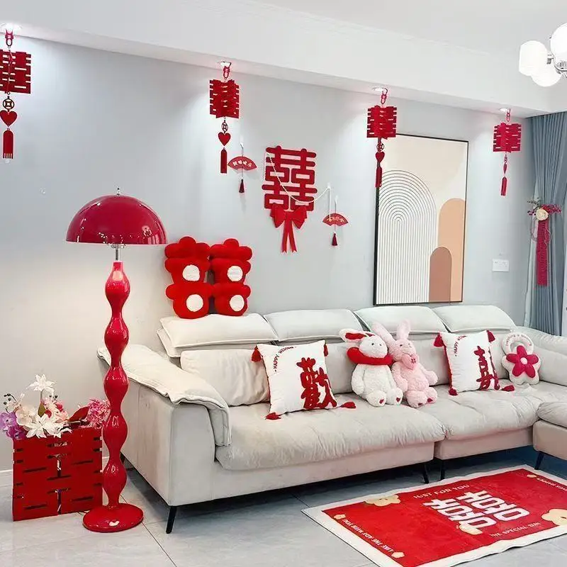 Lampadaire LED champignon rétro nordique, créatif, pour salon, chambre à coucher, table de chevet, décoration de chambre d'hôtel, lampe de bureau couleur