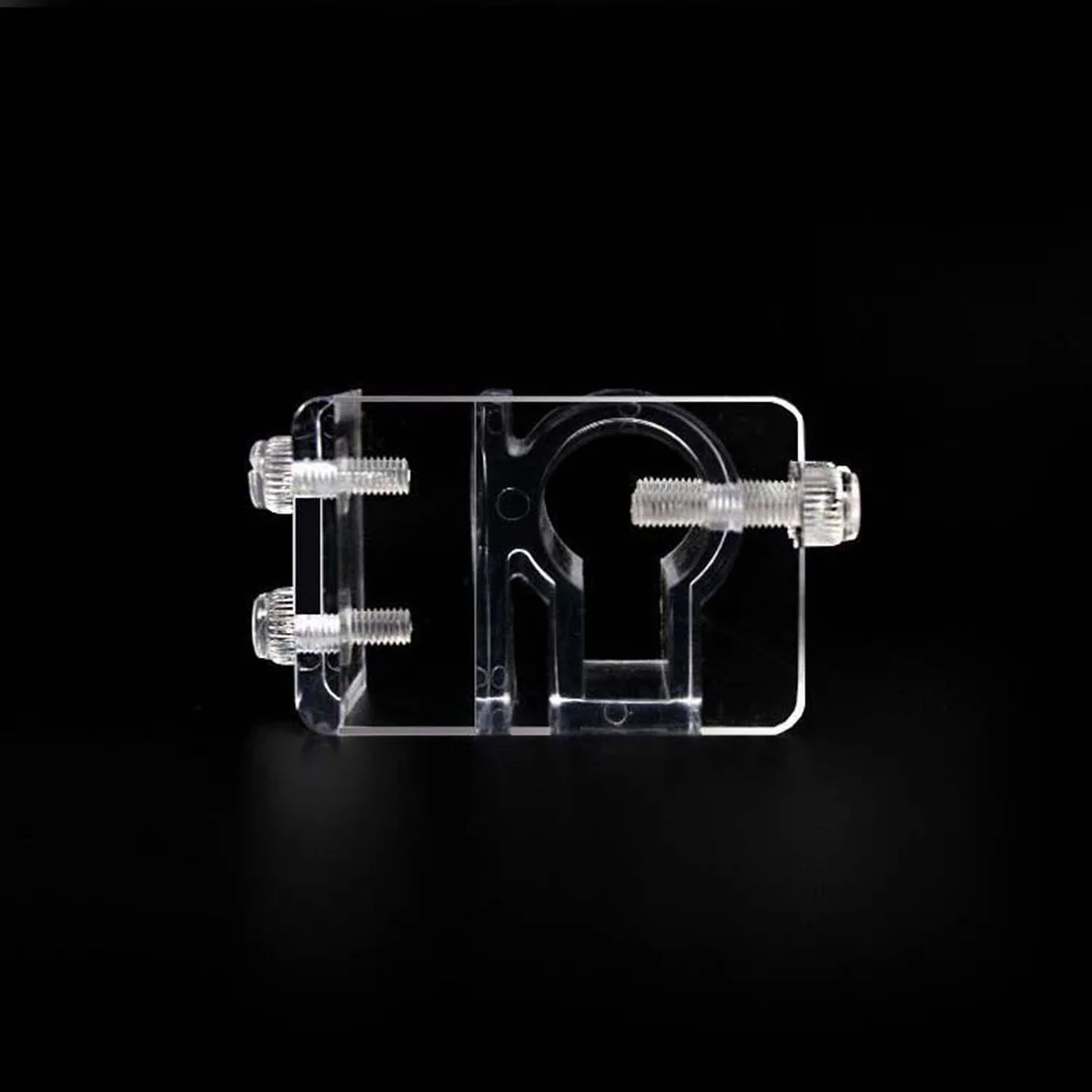 

Acrylic Fish Tank Water Pipe Holder Hot Bending Design Adjustable Height Fixed Clip Clamp 6x35x4cm Aquarium Water