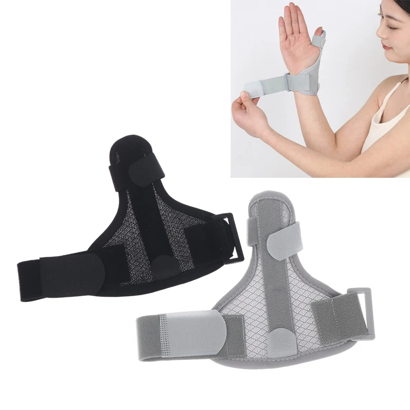 

Регулируемый фиксатор для запястья и большого пальца (1 шт.), для восстановления после травм, подходит для обеих рук, компрессионный бандаж с алюминиевой пластиной