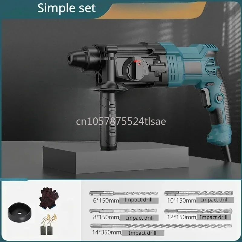 

Concrete Steel Wood Lightweight Impact Hammer Drilling Rig 220-240V Industrial Grade Three Speed High-power Handheld Drill