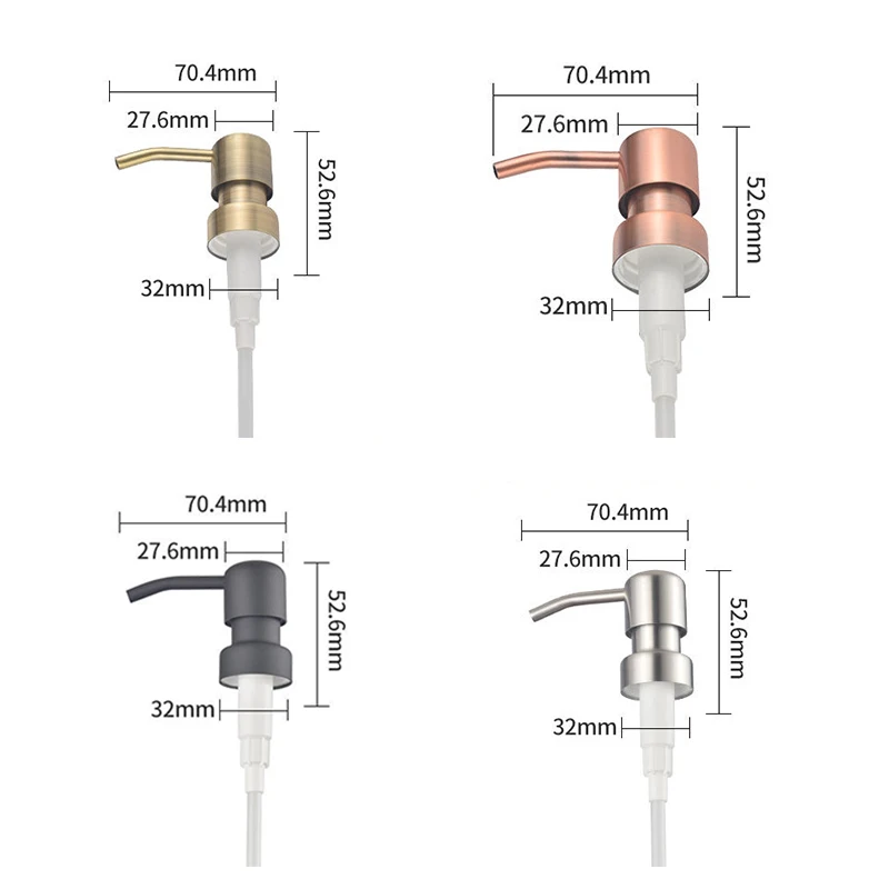 Soap Dispenser Pump Soap Bottle Bird Head Replacement Soap Pump Mason Jars Fits 28/400 Thread Standard For Most Liquid Pumps