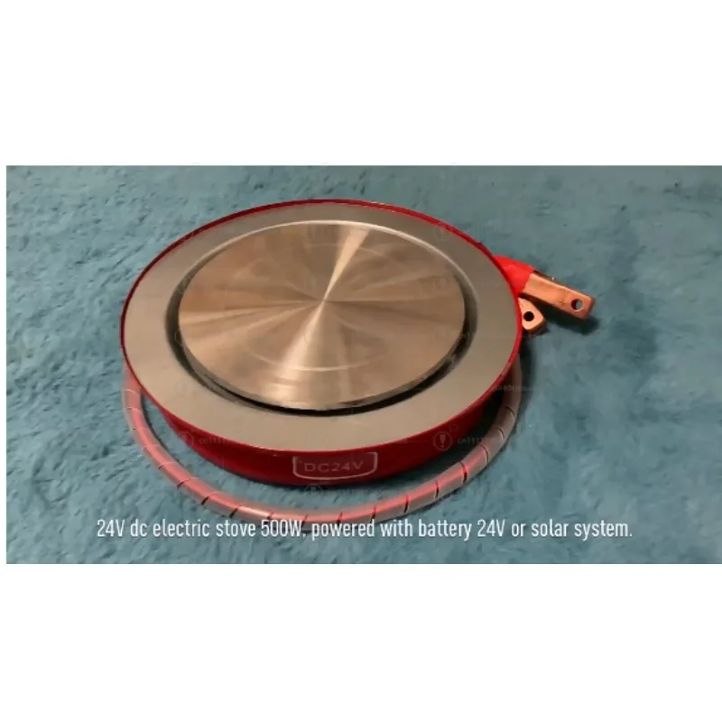 24V DC Electric Stove for Trucks & Off-Grid Systems - 500W Induction Cooker Perfect for Camping, RVs & Battery-Powered Living