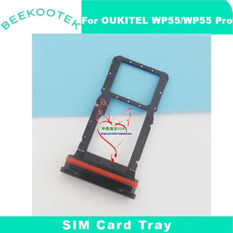 New Original OUKITEL WP55 WP55 Pro SIM Card Cell Phone SIM Card Tray Slot Holder Adapter For OUKITEL WP55 Smart Phone
