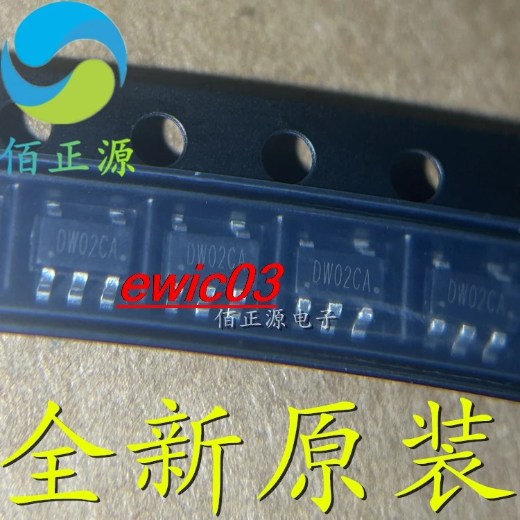 10 шт., Оригинальные запасные части DW02CA DW02 SOT23-5 IC 10