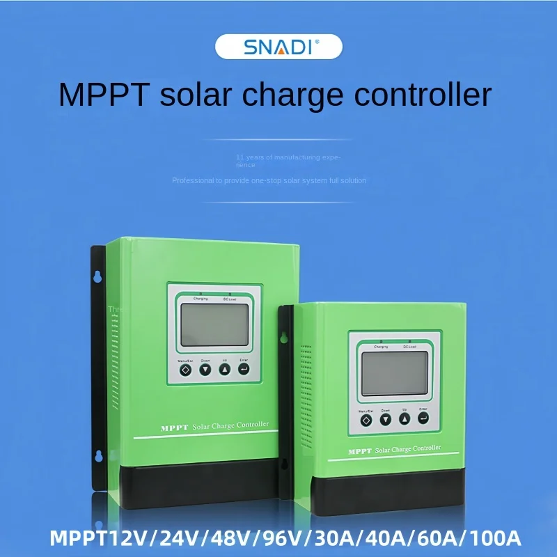

SND Solar Controller Automatically Recognizes Dc12/24/48/96V MPPT Photovoltaic Intelligent Controller for Multiple Scenarios
