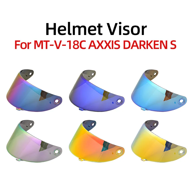 For MT-V-18C AXXIS Draken S Motorcycle Helmet Visor Shield Lens Windshield Sunshade Visera Capacetes Casco Moto Accesorios