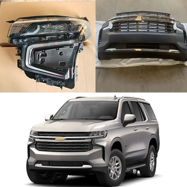 High quality car body parts front bumper kit OEM 84790368-PFM   assembly for Chevrolet Tahoe 2020 2021