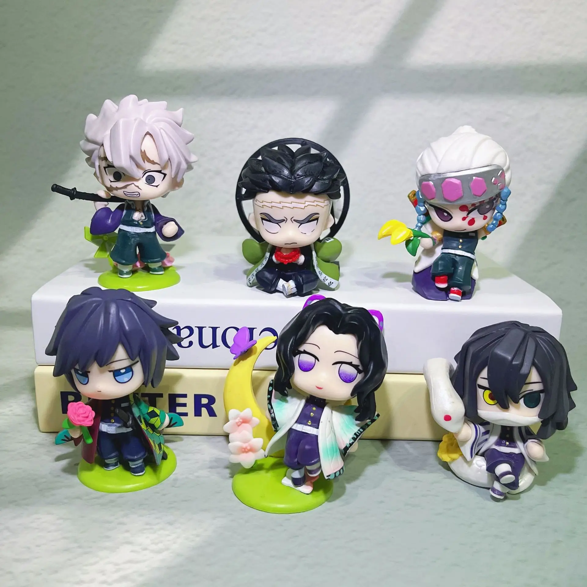

6Pcs Set Anime Demon Slayer Tanjirou Nezuko Zenitsu Mitsuri Kimetsu No Yaiba Action Figure Dolls Collection Christmas Gift