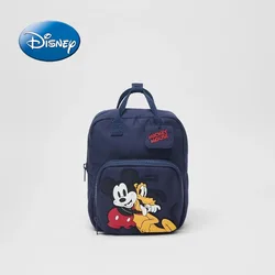 Disney Cartoon Mickey Backpack Fashion Baby Boys Girls Toddler Schoolbag Children's Bag Kids Double Shoulder Bag 2-6 Year Old