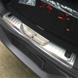 WELKINRY For Jeep Cherokee KL 5th Gen 2014 2015 2016 2017 2018 Car Tail Rear Box Gate Trunk Doorsill Threshold Scuff Pedal Trim