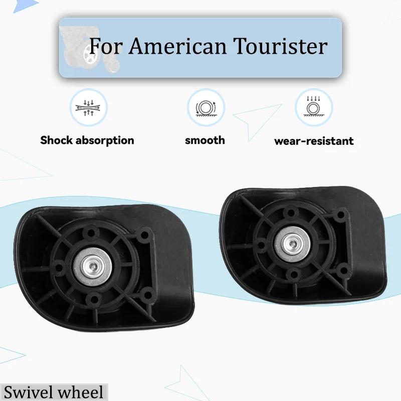 

For American Tourister R91 Thickened Luggage Wheel Replacement Kit Metal Axle + Non-Slip Design Installation Tool