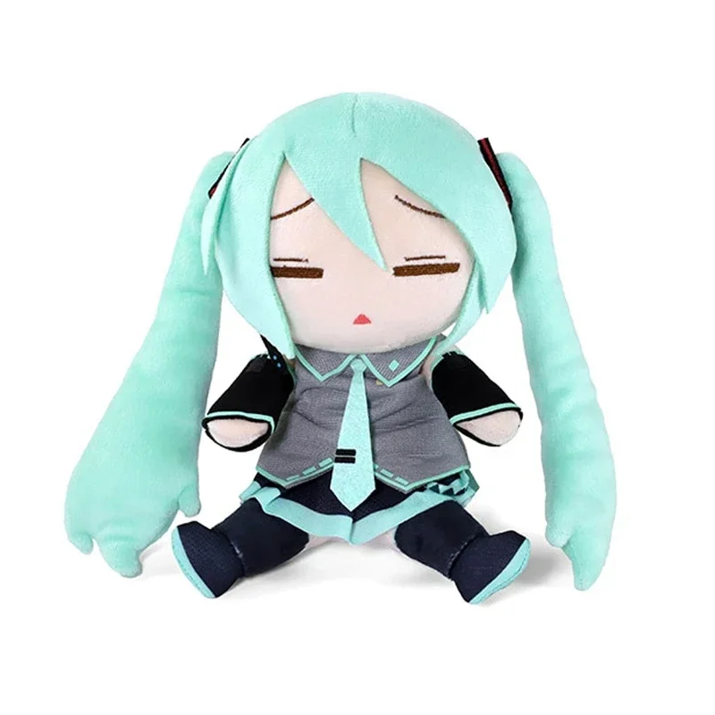 

In Stock Original MOVIC Hatsune Miku Plush Toys Sleepy Miku Fufu Dolls 23Cm Anime Figurine Plush Toys for Kids Gift