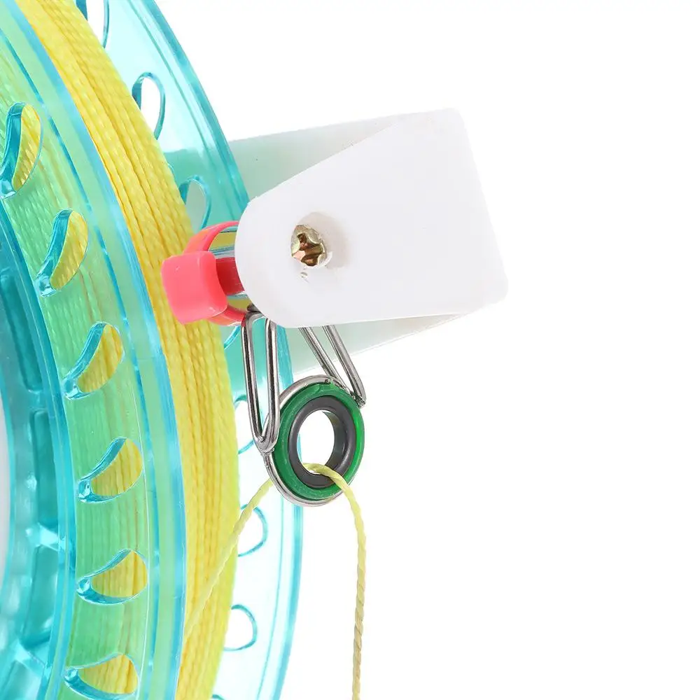 Grip Fying Kites Round Blue String Flying Winder Fire Wheel Kite Reel Handle Tool