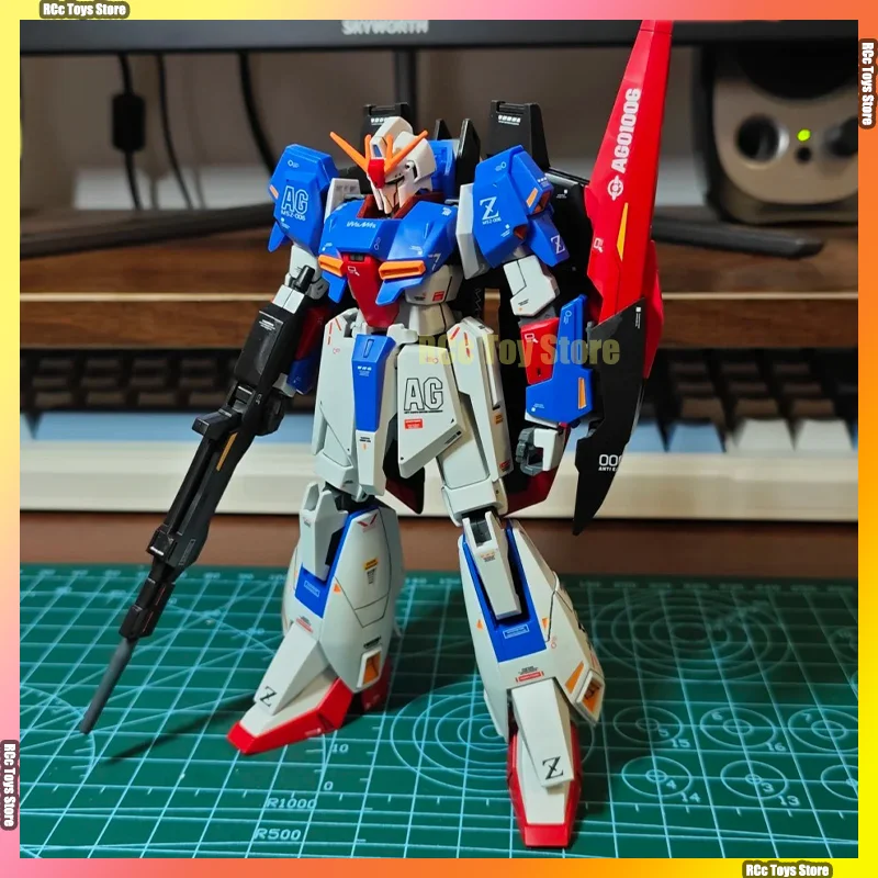 

JMS Model HG 1/144 MSZ-006 Zeta Robot Figurine Assembly Action Figure Plastic Model Kit Hobby Toy for Kids And Collectors
