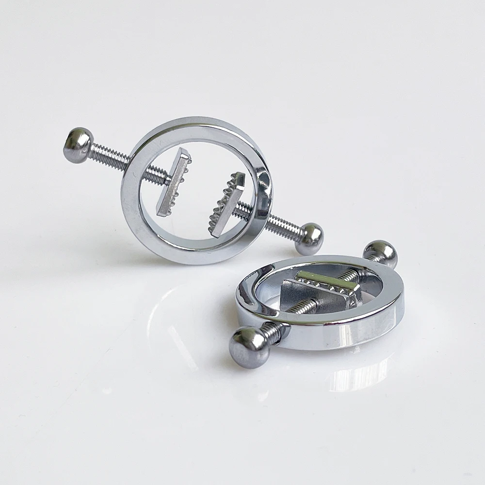 BDSM مشابك الحلمة المعدنية للأظافر، تصحيح الحلمة، تحفيز مغازل، ألعاب الجنس الكبار #3