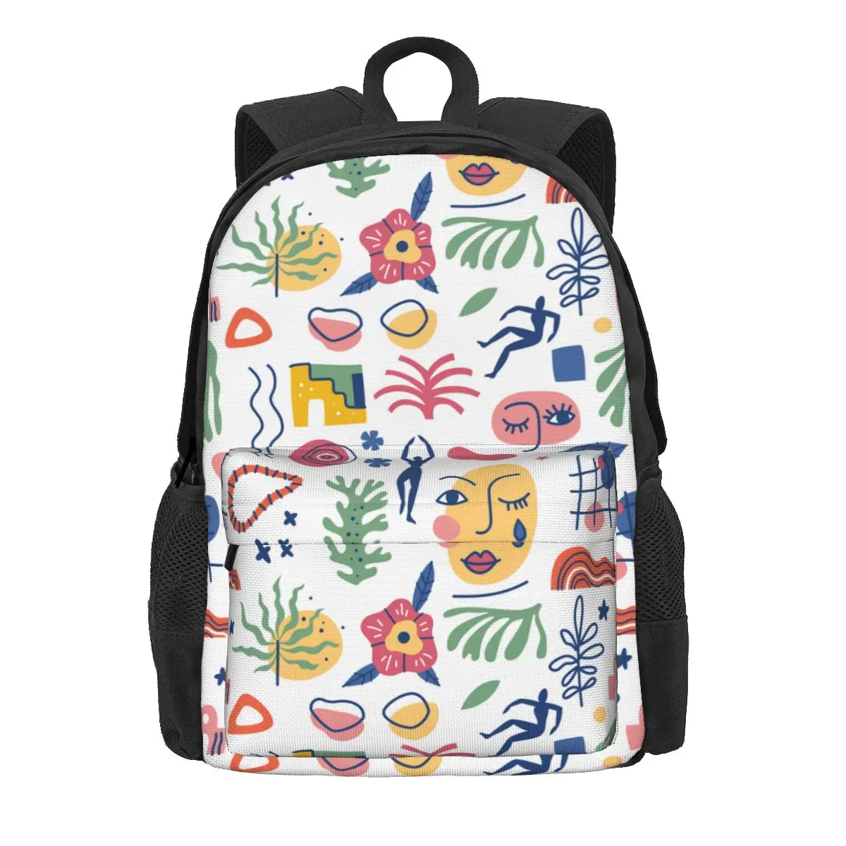 Matisse Art Colorful Women Backpack Trend Student School Bag Laptop Rucksack Boys Girls Waterproof Travel Rucksack