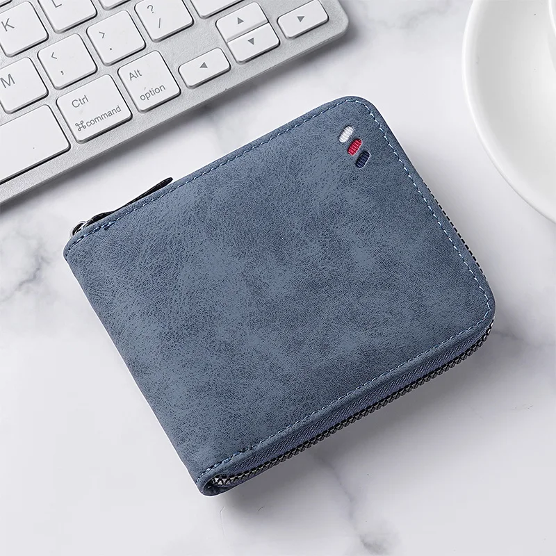 Dompet Unisex WERLLANDS PU Leather Vintage Multi-warna dengan Resleting