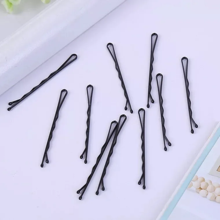 60pcs/card Professional Makeup Hair Maker Accessory Round Toe Black Hair Clip Bobby Pins Tool Tools Hot Sale - Image 2