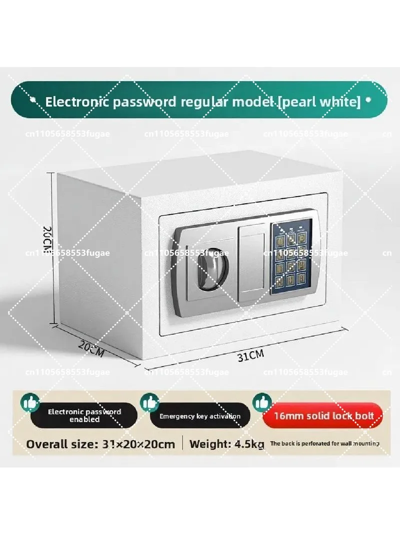 Heavy Duty Steel Electronic Keypad Lock Safe Box for Home Office Security