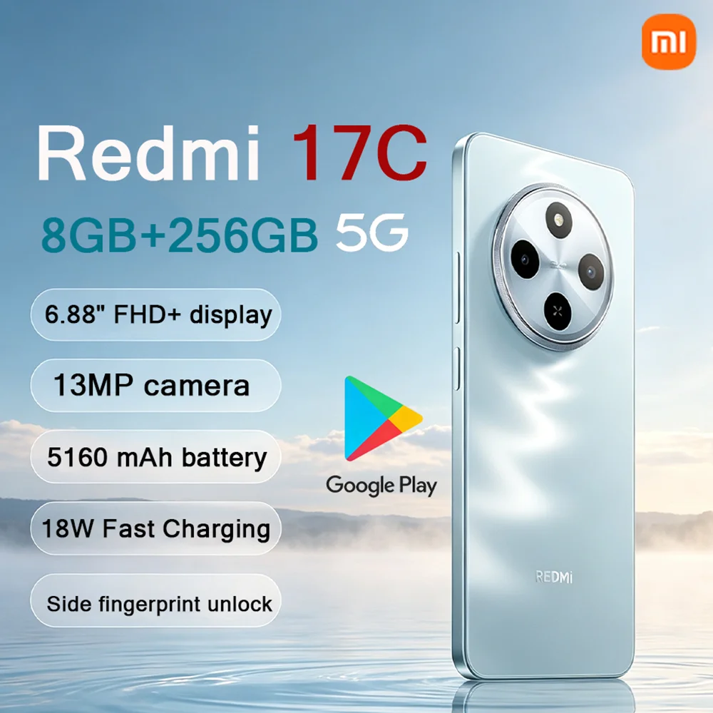 Xiaomi Redmi 17C 5G Dual-SIM Unlocked Smartphone 2026 New 6.88