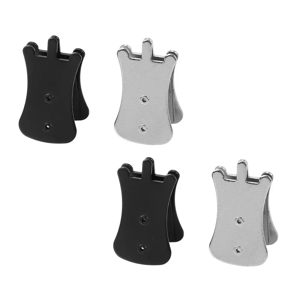 

4Pcs Erhu Mute Professional Grade Steel Durability Simple Clip-on for Huqin Sound Reduction Practice Supplies Two